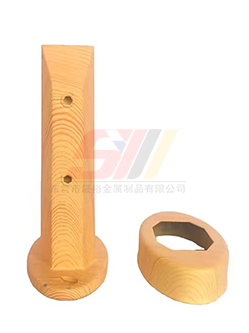 New Design Wood Grain Surface Stainless Steel Glass Spigot
