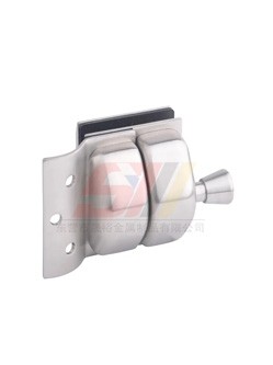 Round Post Mount Glass Gate Latch