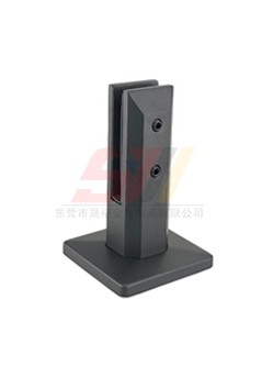 Black Series Black Brushed Glass Railing Stair Spigots