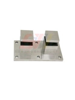 Double Square Glass Standoff With Square Pate